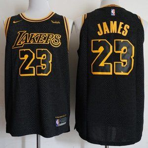 black lebron james jersey lakers